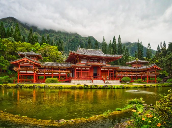 Byodo-In Temple, Hawaii - Before