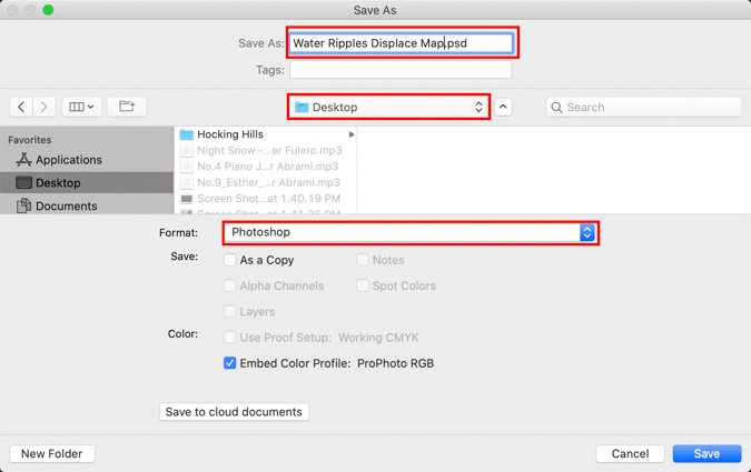 Save the File in Photoshop Format